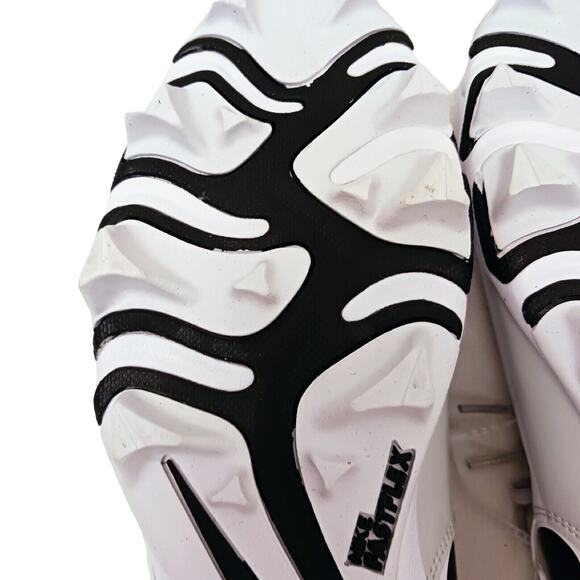 Nike‎ FASTFLEX VAPOR Size 11 Pro Football Cleats White w SILVER Laced DQ5114-100 main image 14